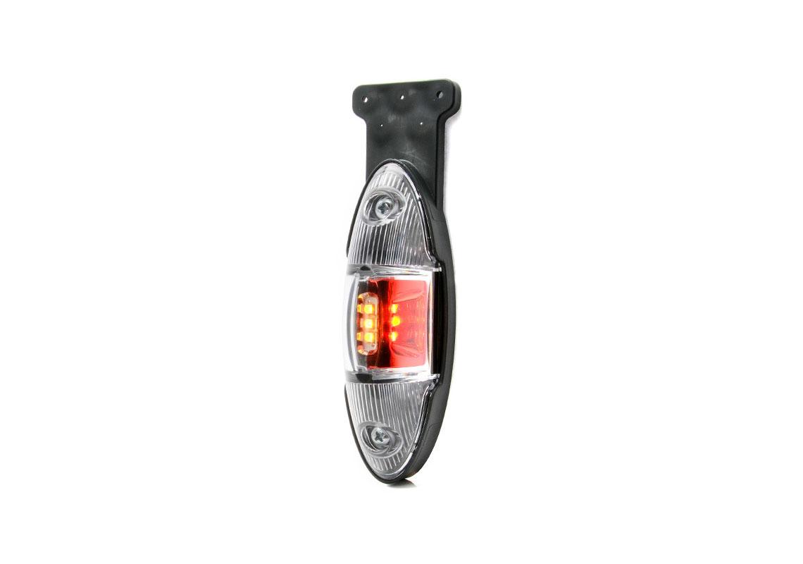 Feu de gabarit LED 3 fonctions Rouge/Blanc et orange - 12/24V